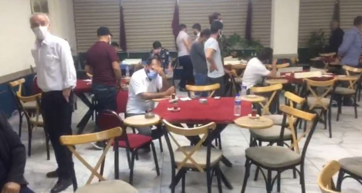 Bursa'da oyun oynanan kafedeki 25 kişiye 86 bin lira ceza