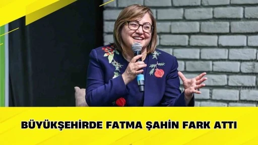 B&uuml;y&uuml;kşehirde Fatma Şahin Fark Attı