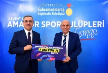 Büyükşehirden amatör spor kulüplerine 1 milyon lira destek