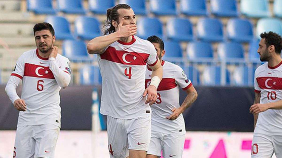 Çağlar Söyüncü, A Milli Takım'da ilk resmi golünü attı