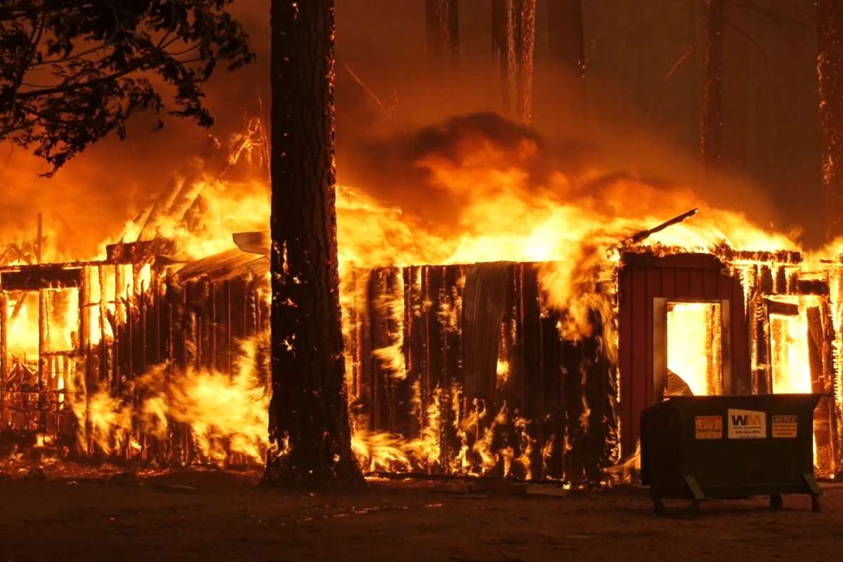 California'daki yangın 195 bin hektarlık alana ulaştı