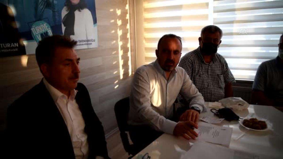 ÇANAKKALE - AK Parti Grup Başkanvekili Turan, partisinin Çanakkale Merkez İlçe Başkanlığını ziyaret