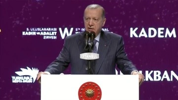 CANLI-Cumhurbaşkanı Erdoğan: Ülkemizde tek bir kadının bile şiddete uğramasını asla kabul edemeyiz