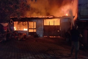 Çatalca’da tamirhanede yangın çıktı, 1 kişi yanarak öldü