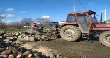Çatalca’dan deprem bölgesine 250 ton yakacak odun yardımı