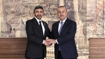 Çavuşoğlu, BAE'li mevkidaşı Al Nahyan ile telefonda görüştü