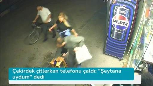 Çekirdek çitlerken telefonu çaldı: &quot;Şeytana uydum&quot; dedi