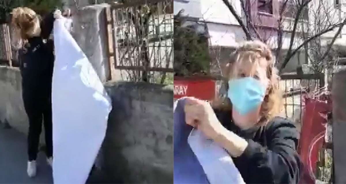 Çekmeköy'de ilginç olay: Miraç Kandili pankartını söküp evine götürdü