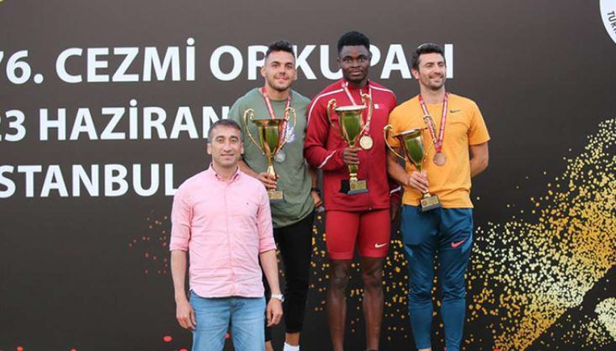 Cezmi Or Yarışmaları'nda 100 metre yarışını Tosin Ogunode kazandı