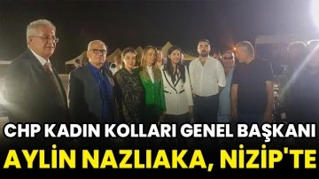CHP Kadın Kolları Genel Başkanı Aylin Nazlıaka, Nizip'te