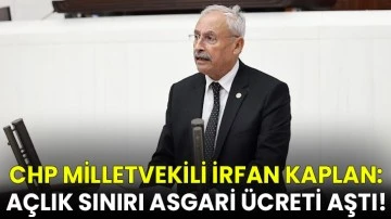 CHP Milletvekili İrfan Kaplan: Açlık Sınırı Asgari Ücreti Aştı!