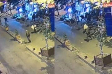 Cihangir’de suikast silahıyla silahlı saldırı kamerada: Oğlunu vurduran adamı vurdu