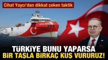 Cihat Yaycı&rsquo;dan dikkat çeken taktik: Türkiye bunu yaparsa bir taşla birkaç kuş vururuz!