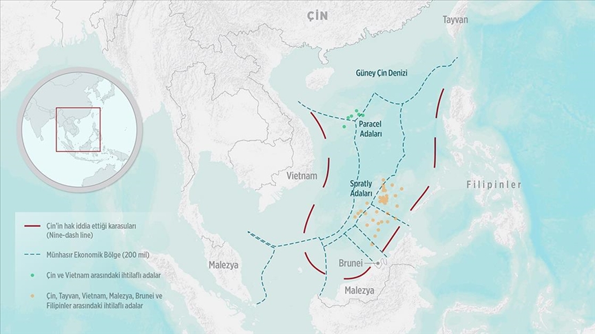 Çin'e ait sahil güvenlik gemisi Malezya kara sularına izinsiz girdi