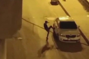 Cizre'de park halindeki araçlara çirkin saldırı