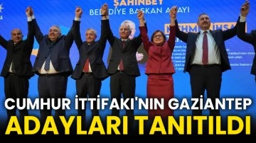 Cumhur İttifakı'nın Gaziantep adayları tanıtıldı