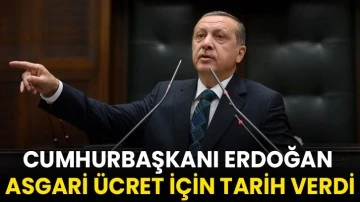 Cumhurbaşkanı Erdoğan Asgari Ücret İçin Tarih Verdi