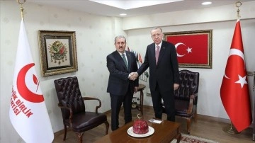 Cumhurbaşkanı Erdoğan BBP Genel Başkanı Destici'yi ziyaret etti