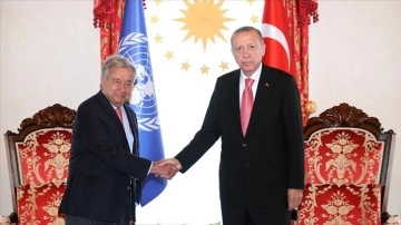 Cumhurbaşkanı Erdoğan, BM Genel Sekreteri Guterres ile telefonda görüştü