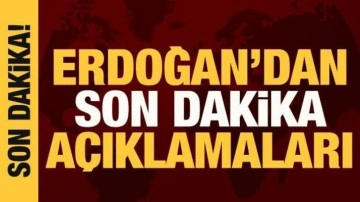 Cumhurbaşkanı Erdoğan: Depremin izlerini sileceğiz