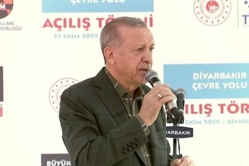 Cumhurbaşkanı Erdoğan Diyarbakır’da 140 projenin açılışını yaptı