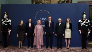 Cumhurbaşkanı Erdoğan, G20 liderleri onuruna verilen yemeğe katıldı