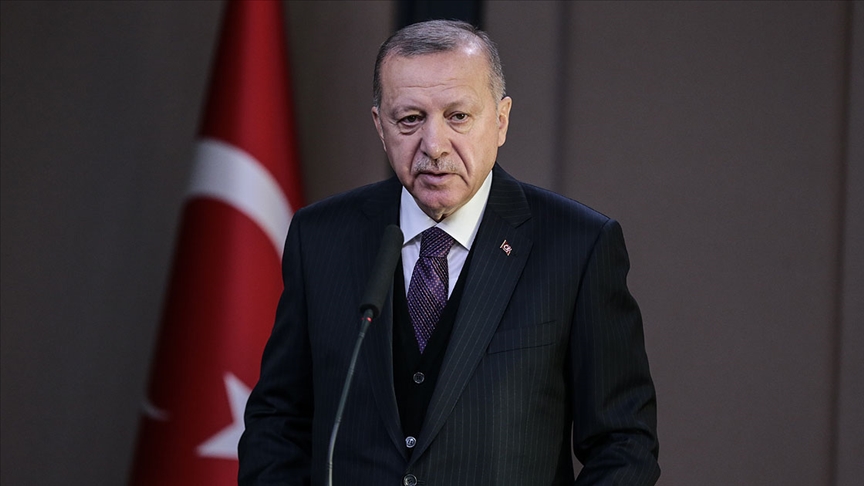 Cumhurbaşkanı Erdoğan: Hamdolsun bugün yıldız ve hilal Karabağ semalarında gururla dalgalanıyor