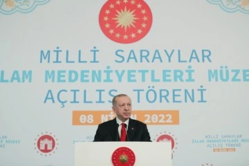 Cumhurbaşkanı Erdoğan İslam Medeniyetleri Müzesinin açılış töreninde konuştu