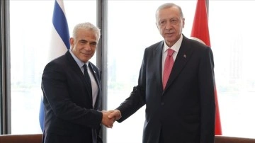Cumhurbaşkanı Erdoğan, İsrail Başbakanı Yair Lapid ile bir araya geldi