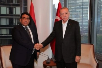 Cumhurbaşkanı Erdoğan, Libya Başkanlık Konseyi Başkanını kabul etti
