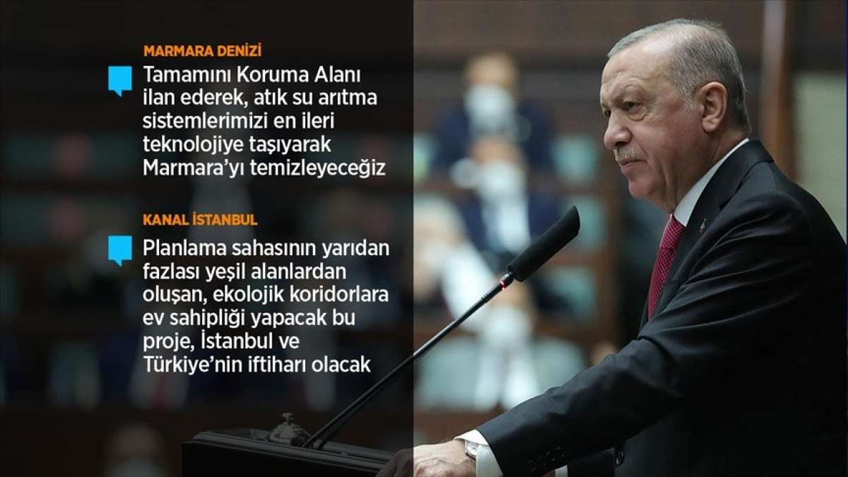 Cumhurbaşkanı Erdoğan: Müsilaj belasından kısa zamanda Marmara'mızı temizleyeceğiz