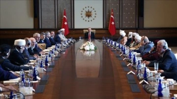 Cumhurbaşkanı Erdoğan, Müslüman Alimler Heyeti’ni kabul etti