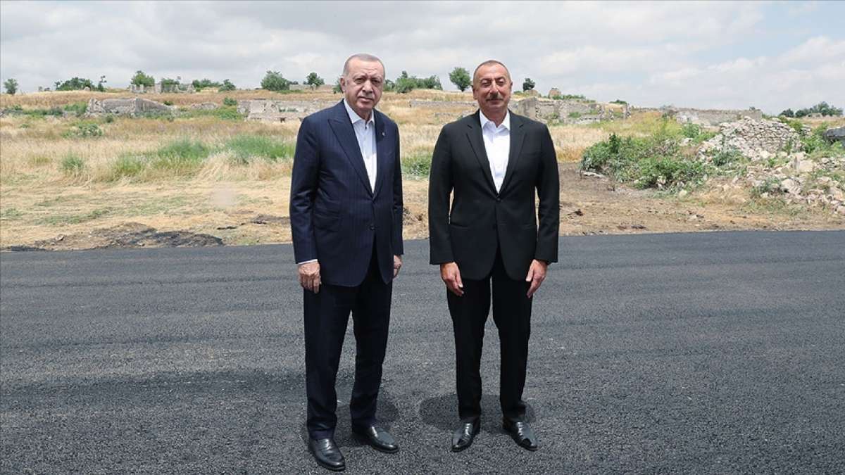 Cumhurbaşkanı Erdoğan Şuşa'da