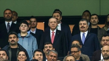 Cumhurbaşkanı Erdoğan, Türkiye-Angola maçını izledi