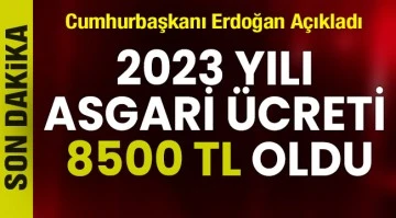 Cumhurbaşkanı Erdoğan Yeni Asgari Ücreti Açıkladı 