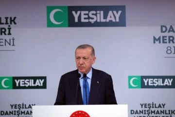 Cumhurbaşkanı Erdoğan: 'Yeşilay gibi STK’ların yanında asıl ailelere görevler düşüyor'