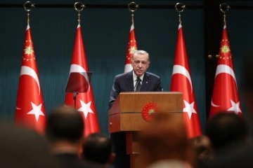 Cumhurbaşkanı Erdoğan, yurda dönen 'Koca Yusuf'ların personeline hitap etti