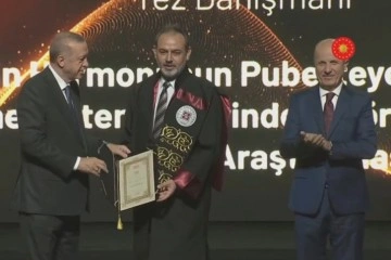 Cumhurbaşkanı Erdoğan’dan FÜ’ye ödül