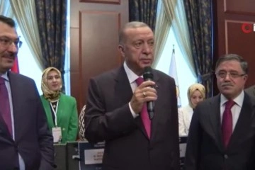 Cumhurbaşkanı Erdoğan'dan SKM çalışanlarına teşekkür ziyareti