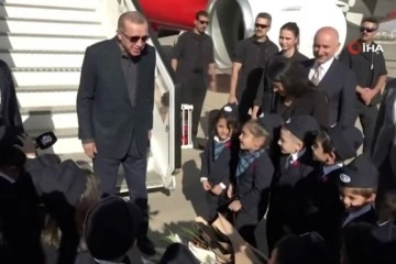 Cumhurbaşkanı Erdoğan’ın minik kondüktörlerle sohbeti gülümsetti