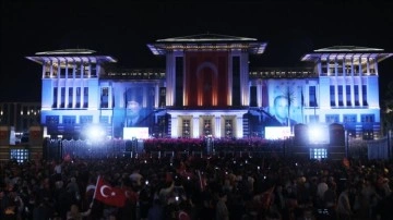 Cumhurbaşkanlığı Külliyesi'nde coşkulu bekleyiş