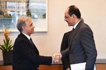 Cumhurbaşkanlığı Sözcüsü Kalın, İtalya Dışişleri Bakanlığı Genel Sekreteri Sequi ile görüştü