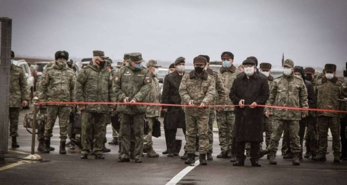 Dağlık Karabağ'da ateşkesi korumak için görev yapacak olan Türkiye-Rusya Ortak Merkezi açıldı
