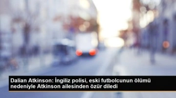 Dalian Atkinson: İngiliz polisi, eski futbolcunun ölümü nedeniyle Atkinson ailesinden özür diledi