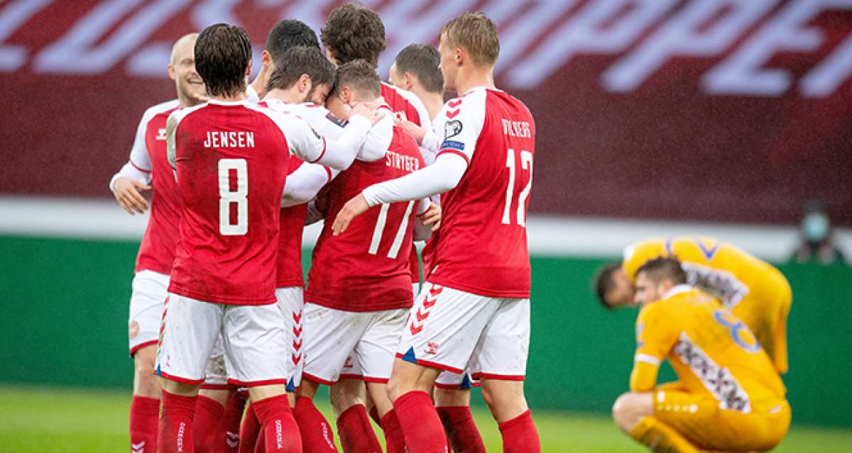 Danimarka'dan Dünya Kupası Elemeleri'ndeki en farklı galibiyet