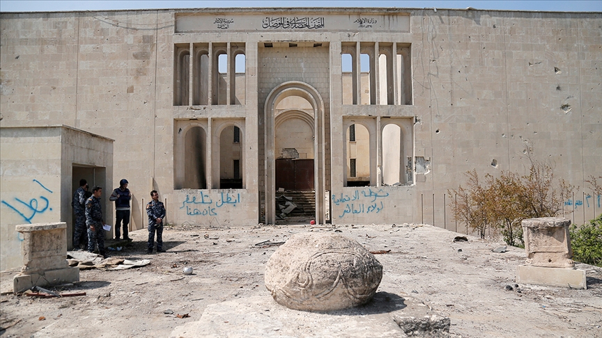 DEAŞ'ın harabeye çevirdiği Musul müzesi 6 yıl aradan sonra yeniden kapılarını açtı
