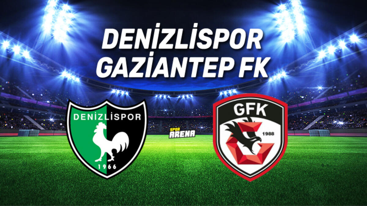 Denizlispor - Gaziantep FK maçı 