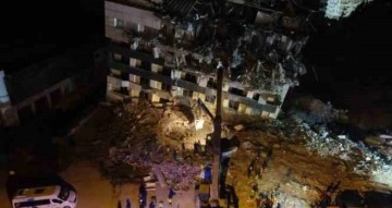 Depremden 260 ve 261 saat sonra inanılmaz kurtuluşların yaşandığı o hastane havadan görüntülendi
