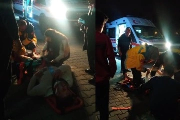 Depreme 2. katta yakalan şahıs balkondan atlayarak ka&ccedil;arken yaralandı