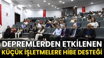 Depremlerden etkilenen küçük işletmelere hibe desteği